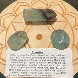 Fluorite Crystal Set (3)